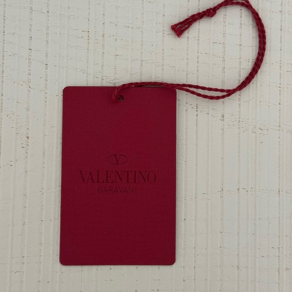 Grey Valentino Rockstud Calfskin Pouch - Picture 9 of 12